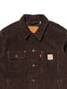 WORKWEAR SUNRISE トラッカージャケット ブラウン BLACK COFFEE